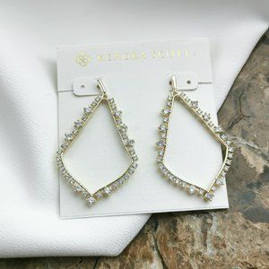 Kendra Scott Sophee Crystal Drop Earrings In Gold